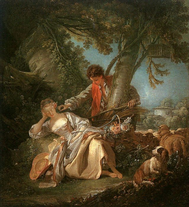 Francois Boucher The Interrupted Sleep